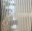 Lined Patterned Frosted Window Film - Privacy Glass Sticker - 1