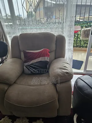 Seti ya Sofa ya Recliner ya Viti 6 na Stand ya TV Iliyotumika