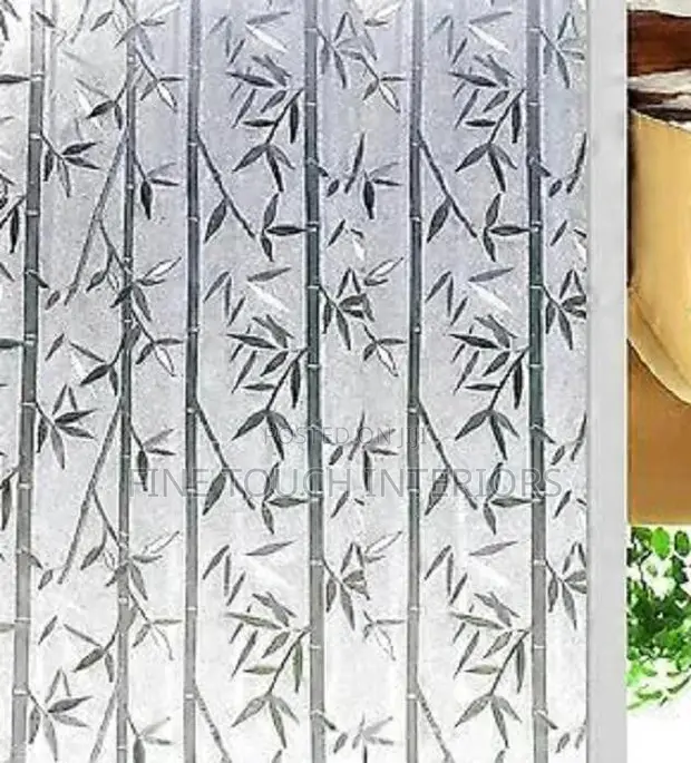 Frosted Window Privacy Sticker - Decorative Film - 1