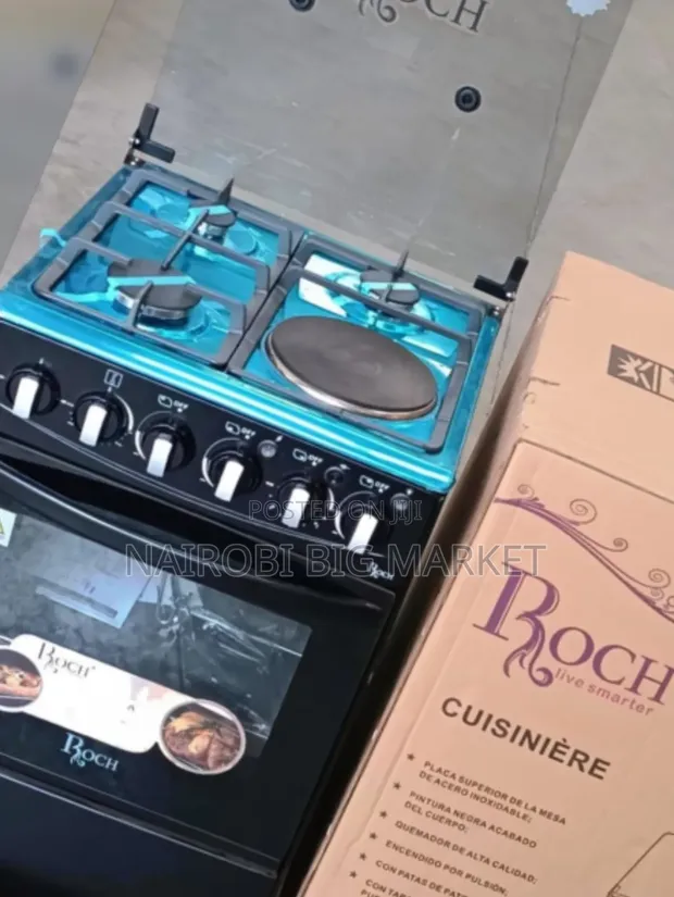 Roch 50x55cm Standing 3+1 Gas Cooker - 1