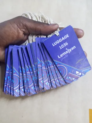 Plastic Luggage Tags - Design & Print Maalum