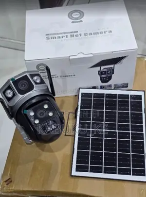 New V380 Solar CCTV 4G PTZ Dual Lens Camera