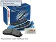 VW Passat Rear Brake Pads - Original Bosch Germany - 2