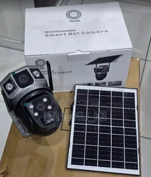 Kamera Mpya ya CCTV ya V380 Dual Lens 4G Solar yenye SIM Slot