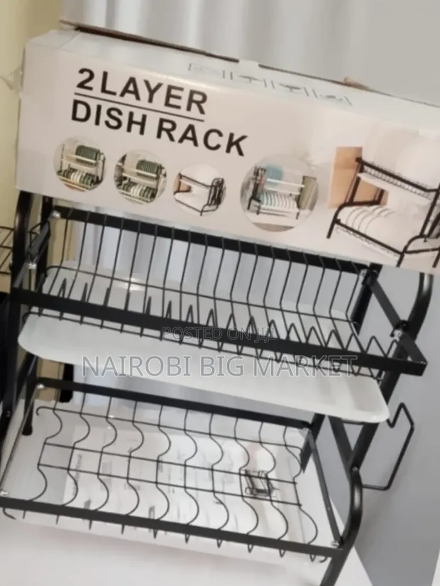 Executive Marble 2 Layer Dish Rack - 1
