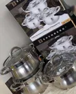 6pcs Edenburg Stainless Steel Cookware Set - 2