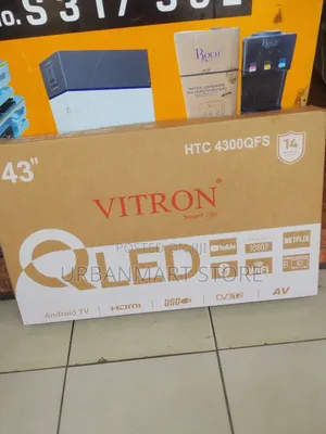 Vitron 43" QLED Full HD Android TV - Brand New