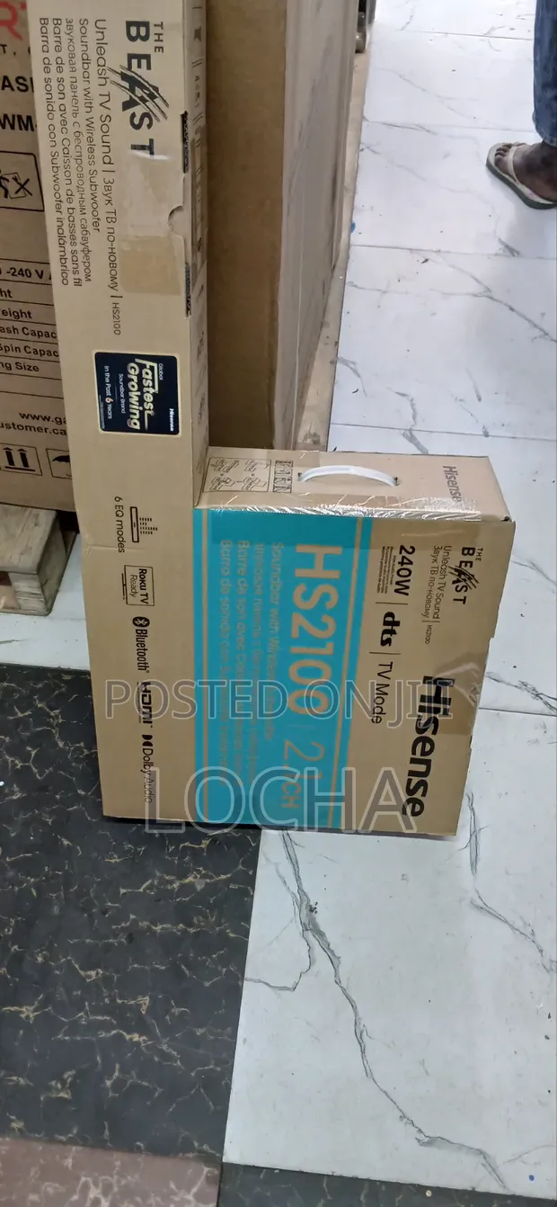 Hisense HS2100 2.1 Channel Soundbar - 1