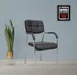 Black Catalina Visitor Chair - 2