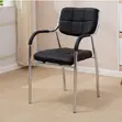 Black Catalina Visitor Chair - 5