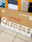 Vitron 43" QLED Frameless Smart TV (Netflix & YouTube) - 2