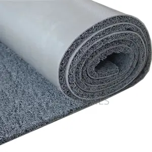 Heavy Duty PVC Grey Spaghetti Carpets