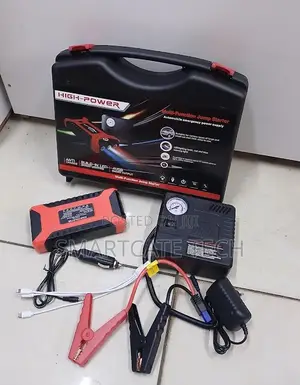 12V 99800mAh Car Jump Starter with Digital Air Compressor