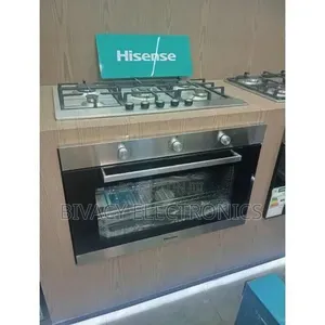 Hisense 90cm Stainless Steel Oven with Rotisserie