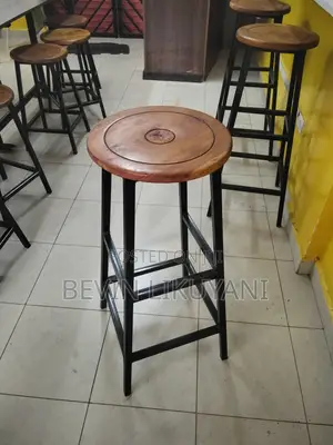 High Stools with Leg Rest