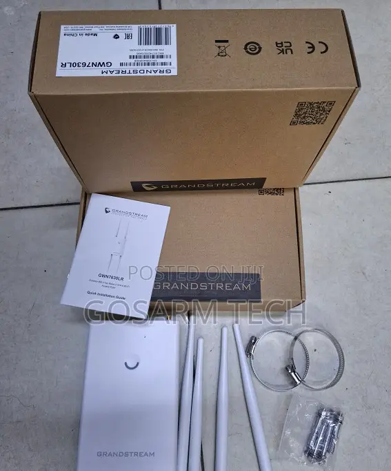 Grandstream GWN7630LR Enterprise Outdoor Wi-Fi Access Point - 1