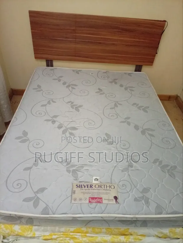 Slumberland Orthopedic Queen Mattress with Bed Frame - 1