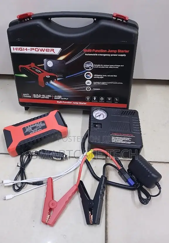 99800mAh Car Jump Starter & Air Compressor - 1