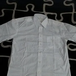 St Michael's Marks & Spencer White Short Sleeve Shirt
