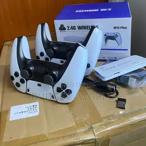 M15 4K Retro Game Stick Console na 64GB & Kidhibiti 2 Kisicho na Waya