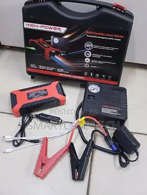 99800mAh Portable Jump Starter with Air Pump