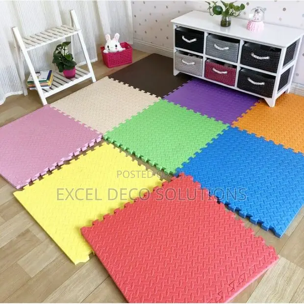 Colorful Interlocking EVA Foam Play Tiles for Schools & Creches - 1