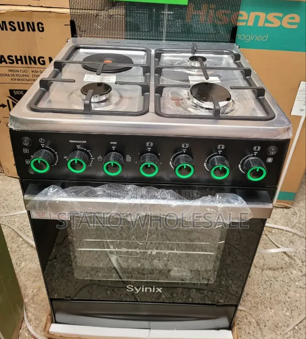 Syinix 60x60 Jiko la Kusimama - Jipya Kabisa - 1
