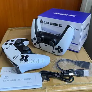 M15 Plus 4K Game Stick na Michezo 20,000+ na Kidhibiti Kisicho na Waya Pacha
