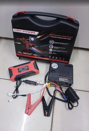 Portable 99800mAh Car Jump Starter & Tyre Inflator