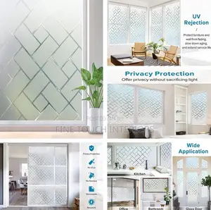Decorative Frosted Glass Film - Easy Privacy