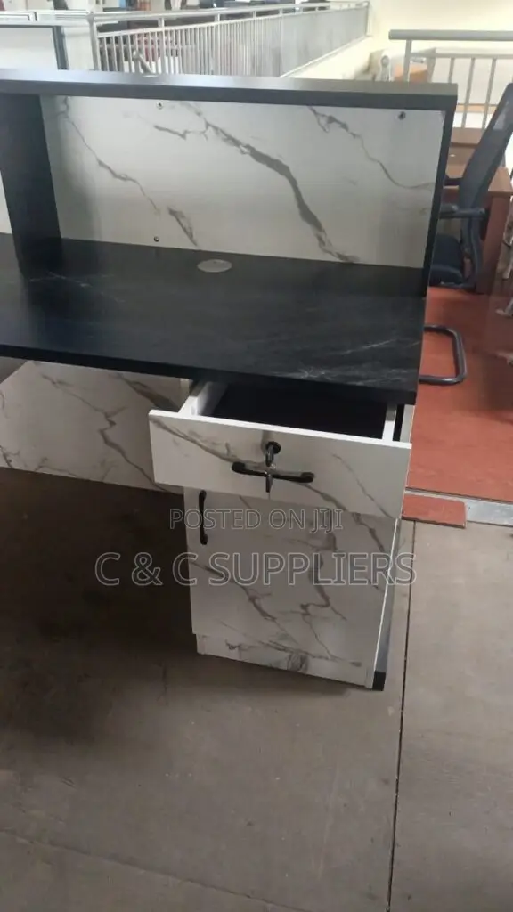 Modern 1800mm Reception Desk - 1