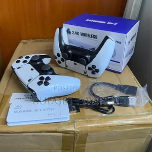 M15 Plus Game Stick 4K, 64GB, Michezo 20,000+, Kidhibiti Kisicho na Waya Pacha