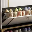 Modern Shoe Storage Cabinet - White - 1