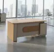 2M Executive CEO Desk - Kahawia - 3