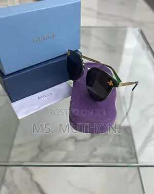 Miwani ya Gucci Round Kijani & Nyekundu