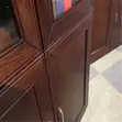 Kabati la Faili la Mbao za Mahogany Milango 3 - 3