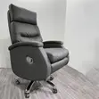 Kiti cha Ofisi cha Ngozi cha Executive chenye Backrest ya Juu - 1
