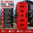 20L Jerry Can ya Mafuta Portable yenye Spout & Brackets - 1