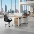 Modern Customized Two-User Office Desk - 1
