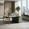 Modern Customized Two-User Office Desk - 2