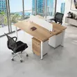 Modern Customized Two-User Office Desk - 4
