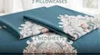 6x7 Bedsheet Set - 2 Sheets, 2 Pillow Cases - 1