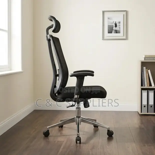 Executive Mesh Chair with Lumbar Support - 1