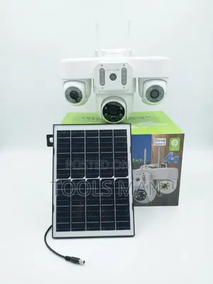 Calus 4G Solar Triple Lens CCTV Security System