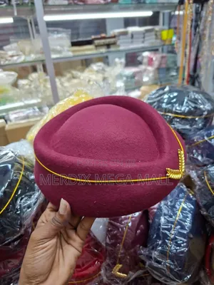 Maroon Stewardess/Air Hostess Hat
