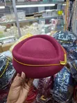 Maroon Stewardess/Air Hostess Hat - 2