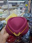 Maroon Stewardess/Air Hostess Hat - 4