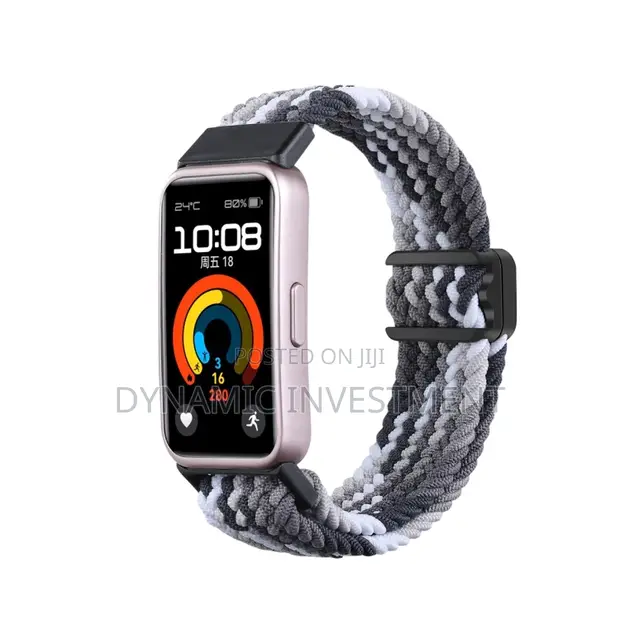 Huawei 14mm Nylon Braided Watch Strap - Brand New - 1