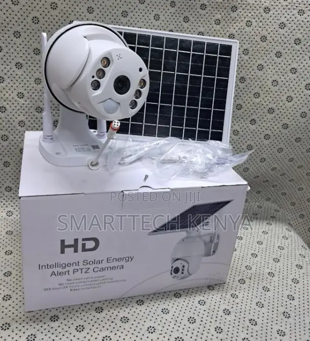Ubox Solar PTZ 4G Wireless Outdoor CCTV Camera 2MP - 1