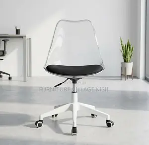 Kiti cha Eames Chenye Padi Nyeupe - Kipya Kabisa